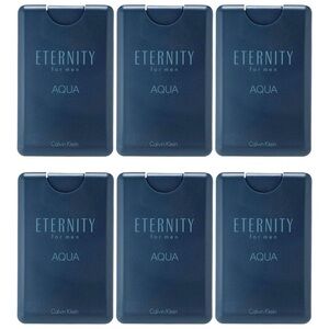 6pk $15 - Calvin Klein Eternity for Men “Aqua”